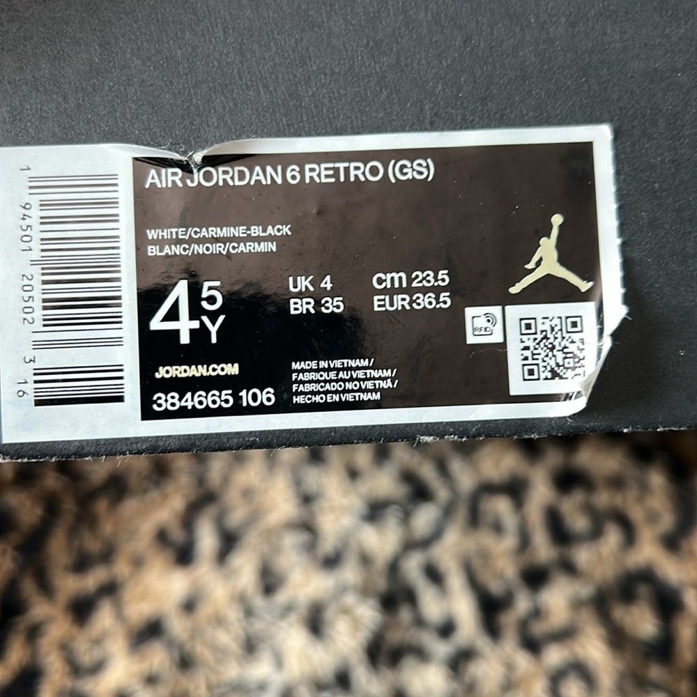 Nike Air Jordan 6 Retro Carmine - Picture 7 of 8